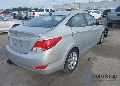 2012 Hyundai Accent Gls из США, поврежденный, VIN KMHCU4AE9CU086355